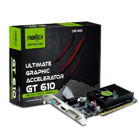FRONTECH GT 610 Graphics Card with 2 GB DDR3